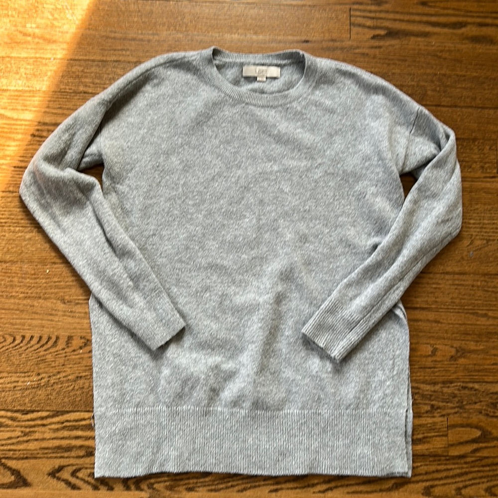 Gray Sweater from LOFT, Size small